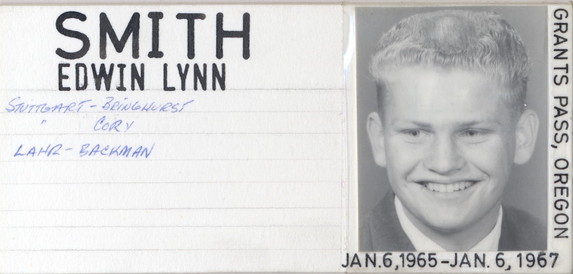 Smith, Edwin Lynn